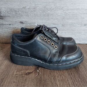 Vintage Dr. Martens 9407 Black Leather Oxford Shoes Size 8